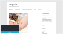 Desktop Screenshot of fulzugasinfo.hu